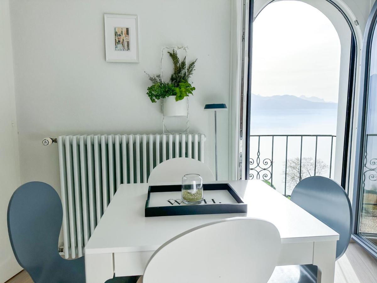 Room With 360° View Overlooking Lake Geneva And Alps Puidoux Exteriér fotografie